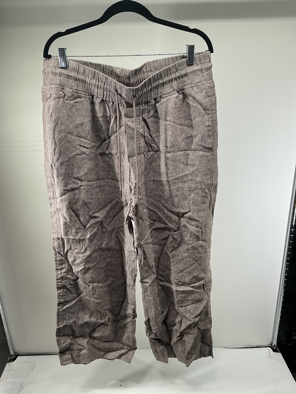 100% European Linen Wide Leg Pants - 28"